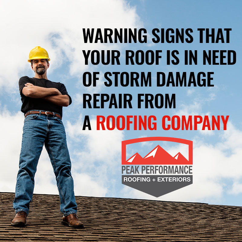 Warning Signs That Your Roof is in Need of Storm Damage Repair from a Roofing Company