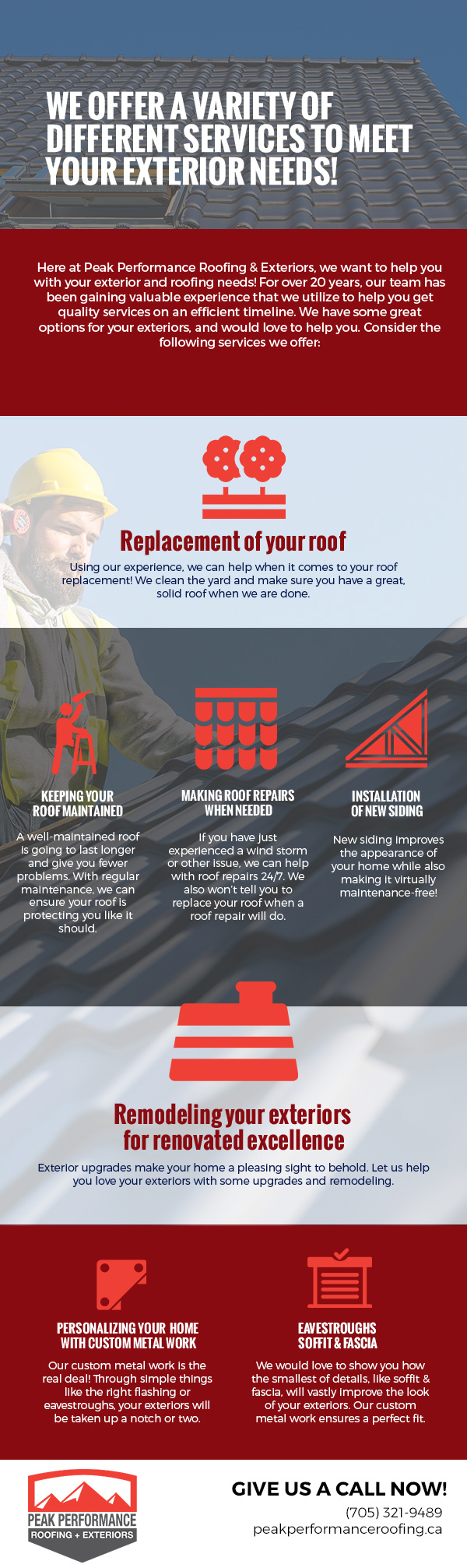 We Offer a Variety of Different Services to Meet Your Exterior Needs! [infographic]
